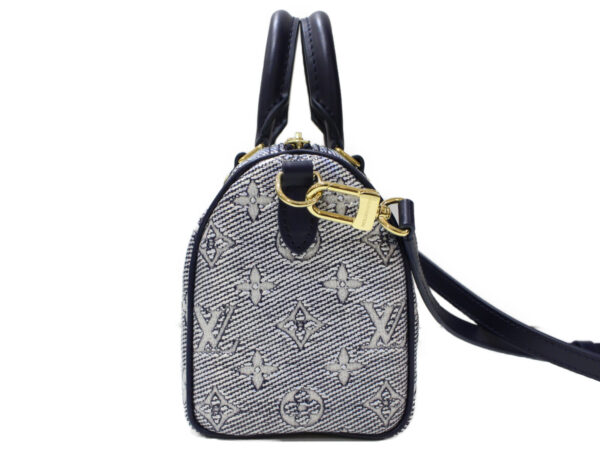 imgrc0093031463 Louis Vuitton Speedy Bandouliere 20 Monogram Shoulder Bag Blue