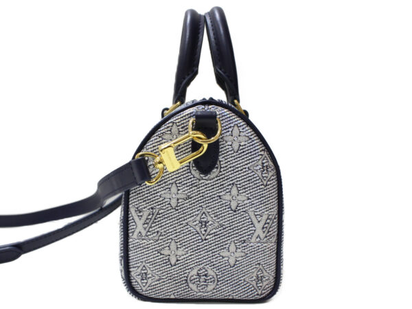 imgrc0093031464 Louis Vuitton Speedy Bandouliere 20 Monogram Shoulder Bag Blue