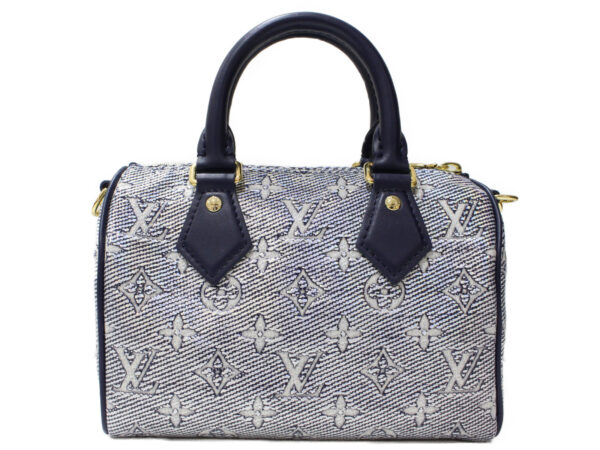 imgrc0093031465 Louis Vuitton Speedy Bandouliere 20 Monogram Shoulder Bag Blue