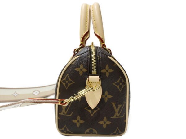 imgrc0093031777 Louis Vuitton Speedy Bandouliere 20 Canvas Shoulder Bag Brown