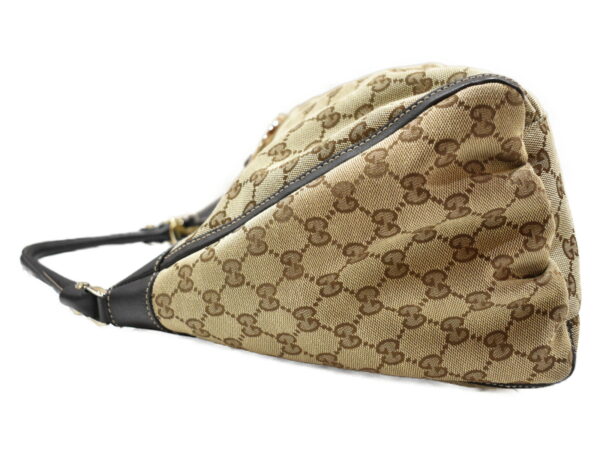 imgrc0093071661 Gucci Hobo Shoulder Bag Canvas Leather Beige