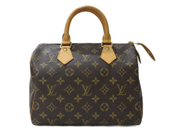 imgrc0093115589 Louis Vuitton Speedy 25 Monogram Canvas Handbag Brown