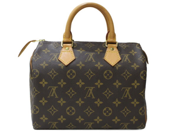 imgrc0093115590 Louis Vuitton Speedy 25 Monogram Canvas Handbag Brown