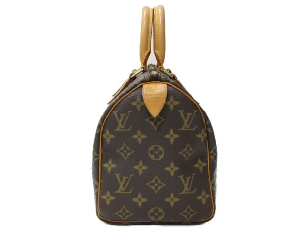 imgrc0093115592 Louis Vuitton Speedy 25 Monogram Canvas Handbag Brown