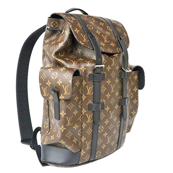 imgrc0093180569 Louis Vuitton Christopher MM Monogram Macassar Rucksack Backpack