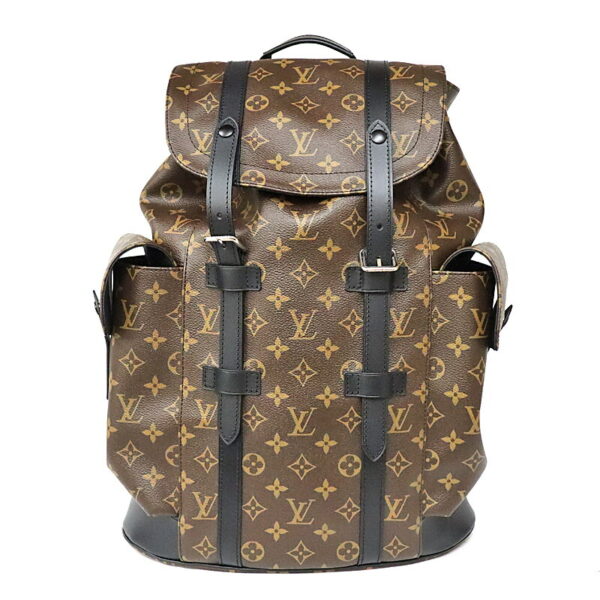 imgrc0093180570 Louis Vuitton Christopher MM Monogram Macassar Rucksack Backpack