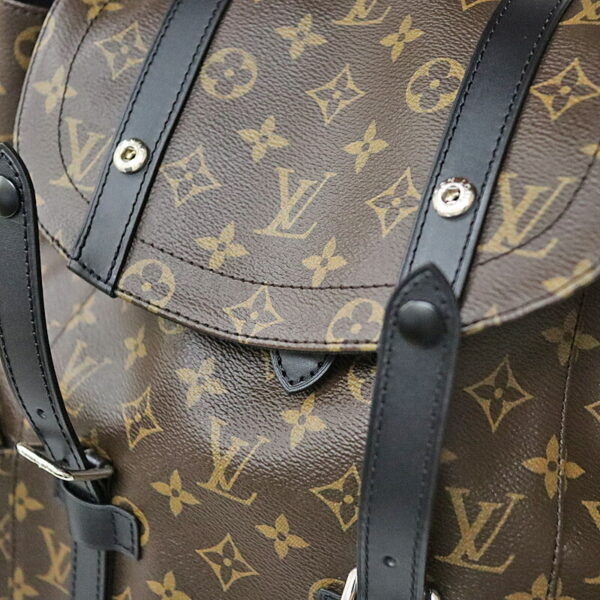 imgrc0093180580 Louis Vuitton Christopher MM Monogram Macassar Rucksack Backpack