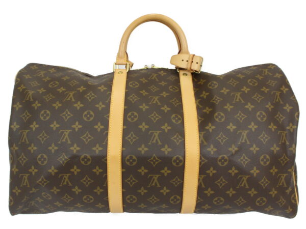 imgrc0093187684 Louis Vuitton Keepall 55 Monogram Canvas Bag Brown