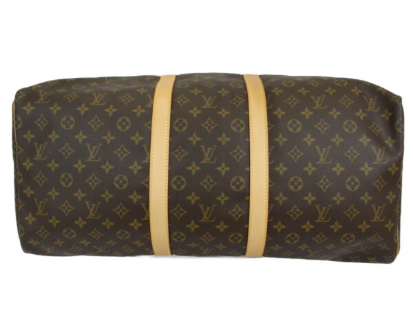 imgrc0093187685 Louis Vuitton Keepall 55 Monogram Canvas Bag Brown