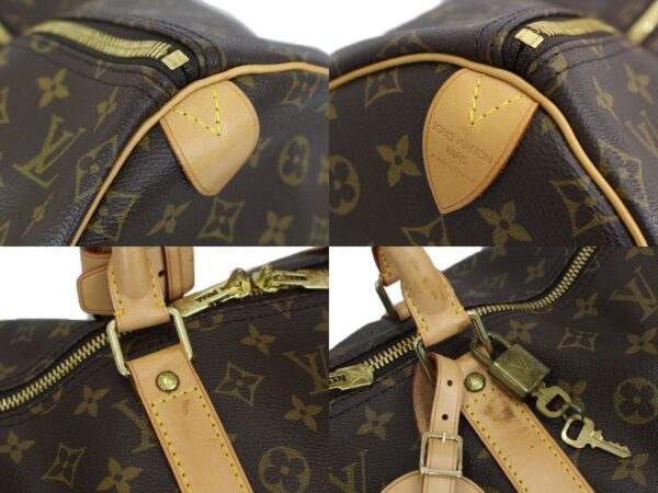 imgrc0093187694 Louis Vuitton Keepall 55 Monogram Canvas Bag Brown