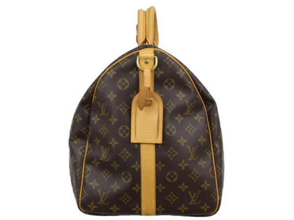 imgrc0093225068 Louis Vuitton Keepall Bandouliere 55 Monogram Canvas Bag Brown