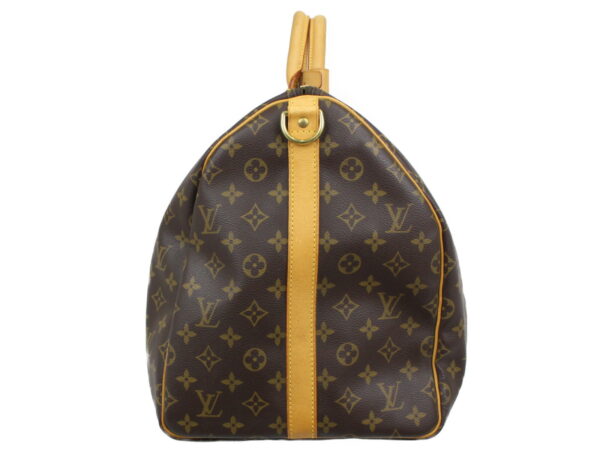 imgrc0093225069 Louis Vuitton Keepall Bandouliere 55 Monogram Canvas Bag Brown