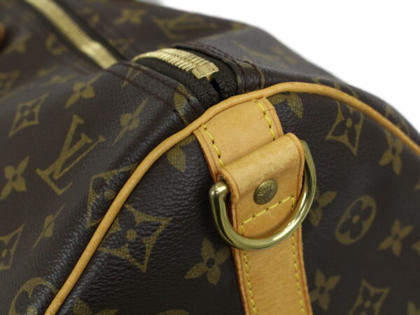 imgrc0093225080 Louis Vuitton Keepall Bandouliere 55 Monogram Canvas Bag Brown