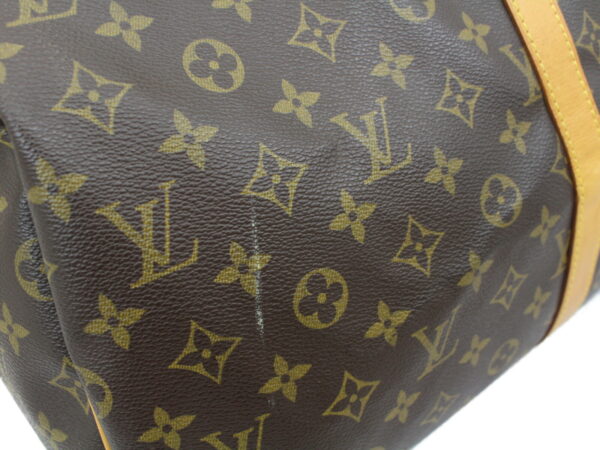 imgrc0093225084 Louis Vuitton Keepall Bandouliere 55 Monogram Canvas Bag Brown