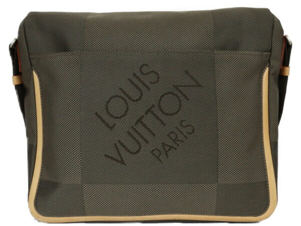 imgrc0093228825 Louis Vuitton Messager NM Damier Jean Shoulder Bag Khaki