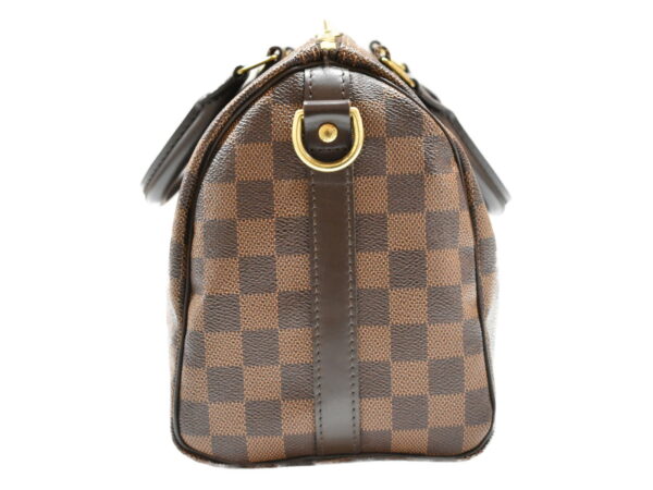 imgrc0093267497 Louis Vuitton Speedy Bandouliere Shoulder Bag Damier Ebene Brown