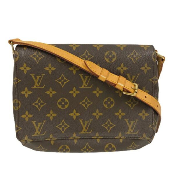 imgrc0093605752 Louis Vuitton Musette Tango Short Shoulder Bag Monogram Canvas Brown