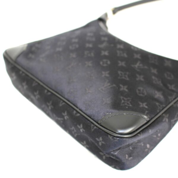 imgrc0093703694 Louis Vuitton Little Boulogne Monogram Satin Mini Handbag Noir