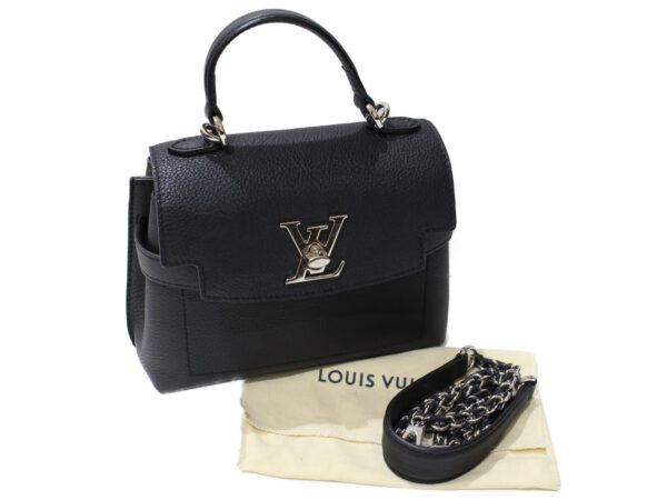 imgrc0093752325 Louis Vuitton Lock Me Ever Mini Chain Shoulder Bag Noir