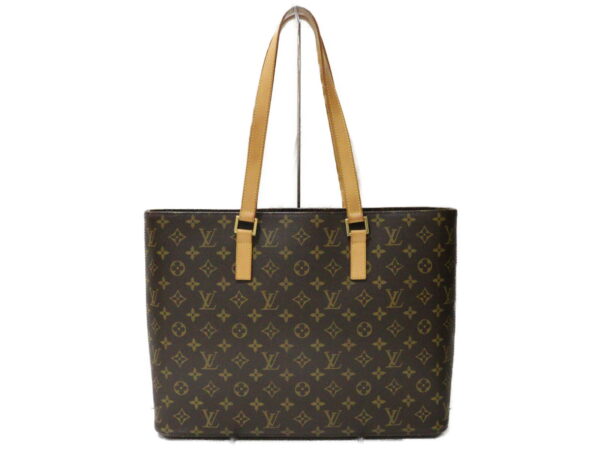 imgrc0093792288 Louis Vuitton Monogram Canvas Tote Bag Brown