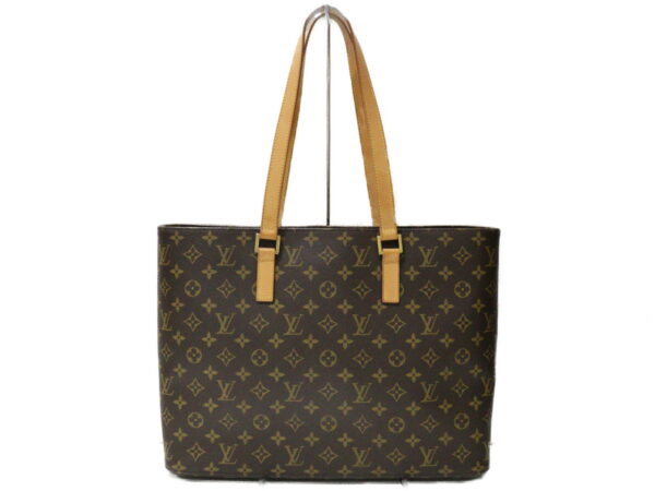 imgrc0093792291 Louis Vuitton Monogram Canvas Tote Bag Brown