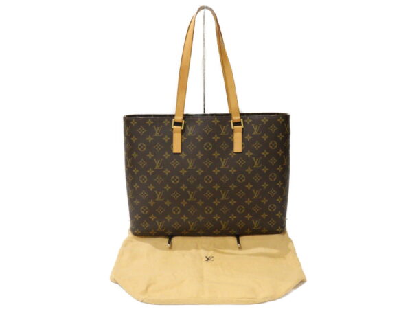 imgrc0093792305 Louis Vuitton Monogram Canvas Tote Bag Brown