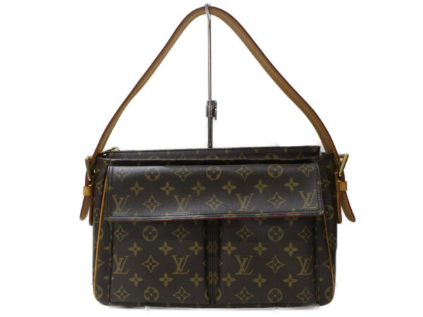 imgrc0093849909 Louis Vuitton Viva Cite GM Monogram Canvas Shoulder Bag Brown