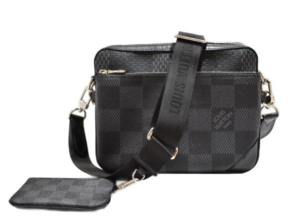 imgrc0093859818 Louis Vuitton Trio Messenger 2WAY Shoulder Bag Canvas Damier Graphite 3D Black