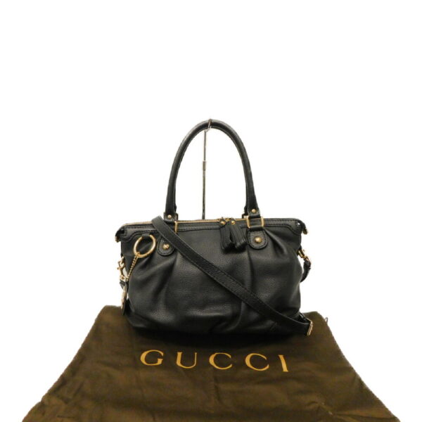 imgrc0093968159 Gucci Sookie Shoulder Bag GG Leather Black