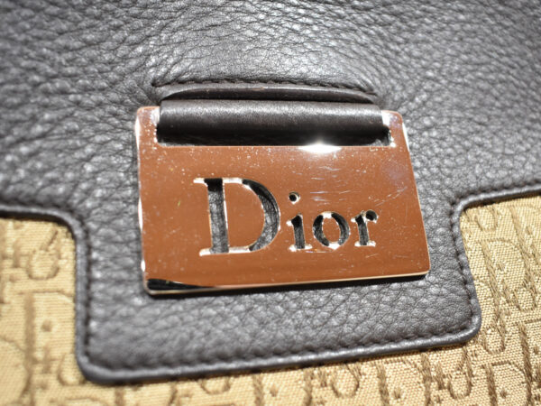 imgrc0094025353 Christian Dior Trotter Shoulder Bag Beige Brown