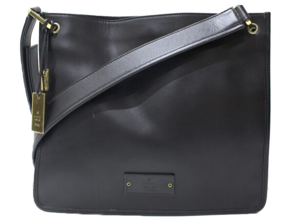 imgrc0094121341 Gucci Leather Shoulder Bag Black