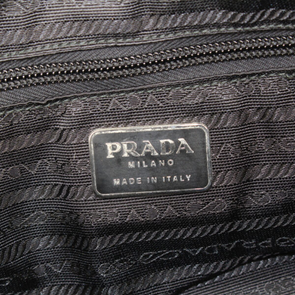 imgrc0094137917 Prada Nylon Handbag Black