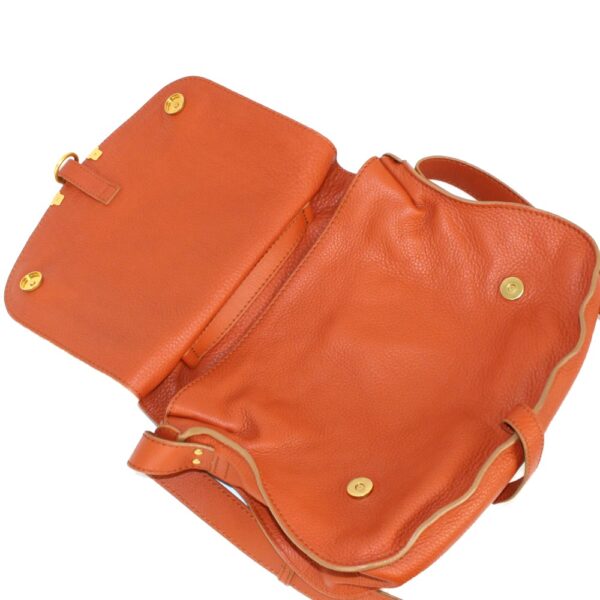 imgrc0094142588 Chloe Marcie 2Way Bag Leather Orange