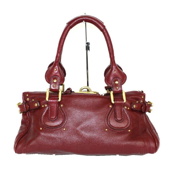 imgrc0094163530 Chloe Paddington Handbag Leather Bordeaux