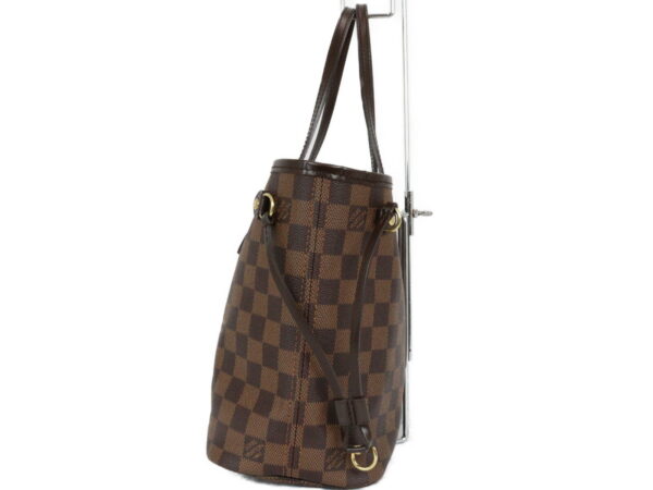 imgrc0094165894 Louis Vuitton Neverfull PM Damier Canvas Tote Bag Brown