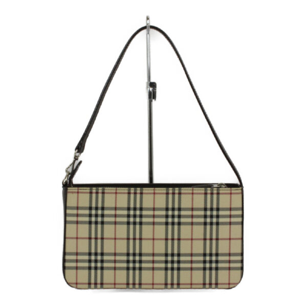 imgrc0094206577 Burberry Nova Check Canvas Leather Handbag Beige Black