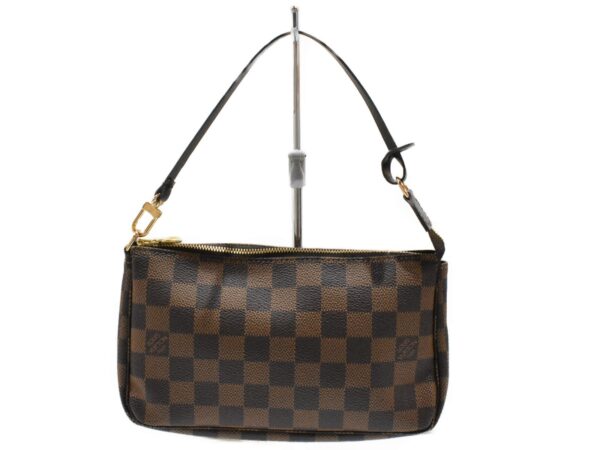 imgrc0094207602 Louis Vuitton Pochette Accessoire Mini Handbag Canvas Damier Ebene Brown