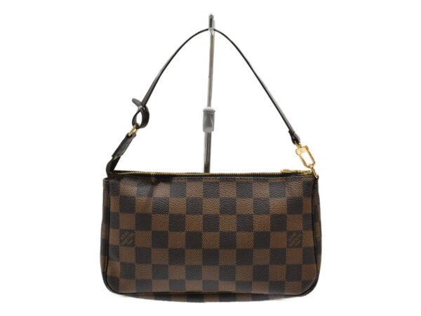 imgrc0094207603 Louis Vuitton Pochette Accessoire Mini Handbag Canvas Damier Ebene Brown