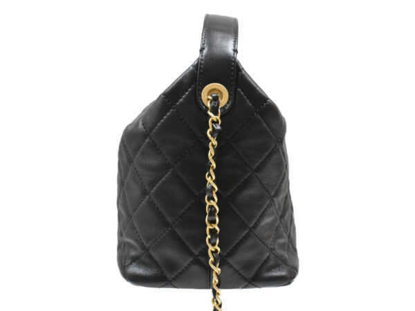 imgrc0094207696 Chanel Hobo Lambskin Shoulder Bag Black