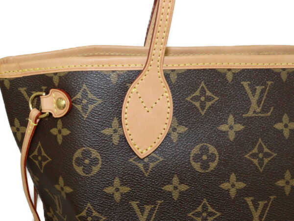 imgrc0094217176 Louis Vuitton Neverfull PM Monogram Canvas Tote Bag Brown