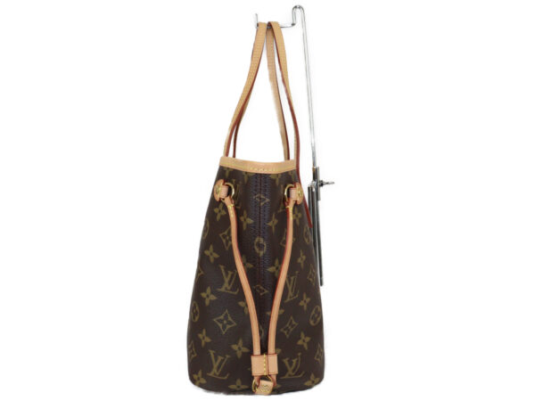 imgrc0094217181 Louis Vuitton Neverfull PM Monogram Canvas Tote Bag Brown