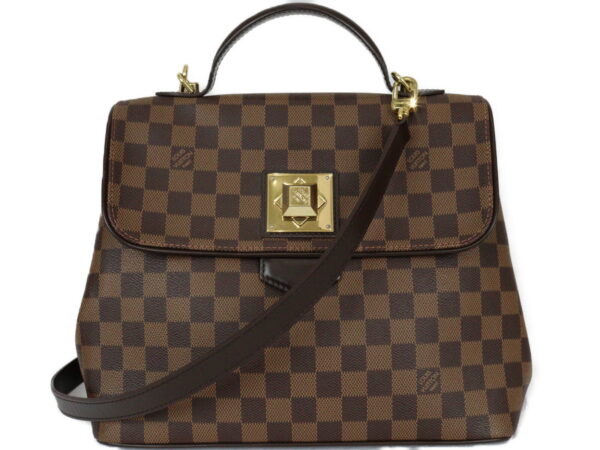 imgrc0094236943 Louis Vuitton Bergamo MM Damier Ebene Shoulder Bag Brown