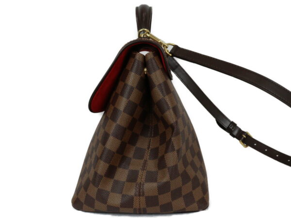 imgrc0094236946 Louis Vuitton Bergamo MM Damier Ebene Shoulder Bag Brown