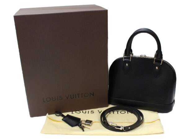 imgrc0094271428 Louis Vuitton Alma BB Epi Leather Handbag Noir