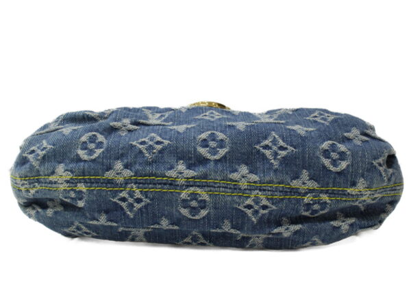 imgrc0094284041 Louis Vuitton Mini Pleaty Monogram Denim Handbag Blue