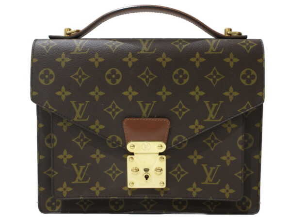 imgrc0094284989 Louis Vuitton Monceau 28 Monogram Canvas Shoulder Bag Brown