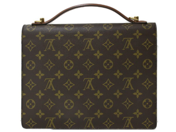 imgrc0094284992 Louis Vuitton Monceau 28 Monogram Canvas Shoulder Bag Brown