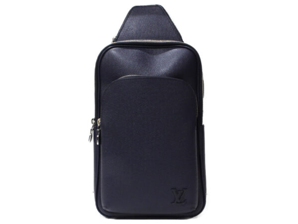 imgrc0094285770 Louis Vuitton Avenue Sling Bag Taiga Leather Body Bag Navy Blue