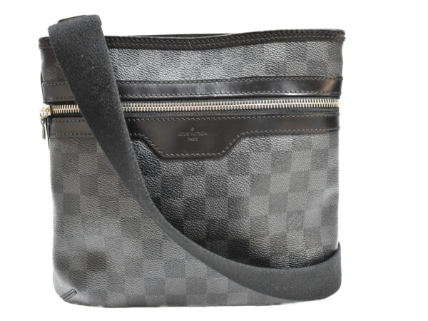 imgrc0094293984 Louis Vuitton Thomas Crossbody Bag Canvas Damier Graphite Gray