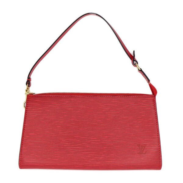 imgrc0094299719 Louis Vuitton Pochette Accessoire Red Epi Handbag